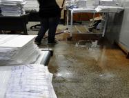 Diretores do Sismar foram ajudar após o alagamento