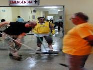 Diretores do Sismar foram ajudar após o alagamento