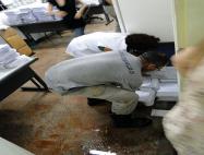 Diretores do Sismar foram ajudar após o alagamento