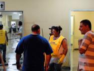 Diretores do Sismar foram ajudar após o alagamento