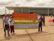 Marcha à Brasília contra a Flexibilização da CLT