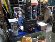 Ambiente de trabalho completamente inadequado